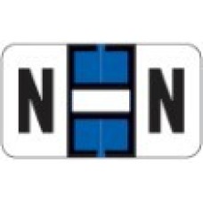 0200-N | Dk Blue N Labels Jeter 0200 Series Size: 15/16H x 1-5/8W, Laminated, 500/Box