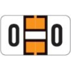 0200-O | Orange O Labels Jeter 0200 Series Size: 15/16H x 1-5/8W, Laminated, 500/Box