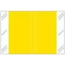 11100-YL | YELLOW Solid Tabbies Color Size 1H x 1-1/2W Laminated 500/Box