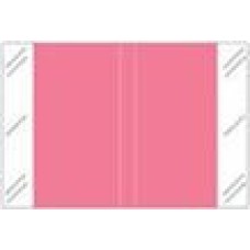 11112-PK | PINK Solid Tabbies Color Size 1H x 1-1/2W Laminated 500/Box