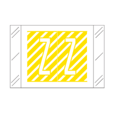 12026-Z | Yellow Z Labels  Tabbies 12000 Series Size: 1 H X 1-1/2W, Laminated, 500/Box