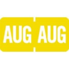 1279-08 | August Month Labels Match Tab Products 1279 Size 1/2H x 1W Vinyl 1000/Box 