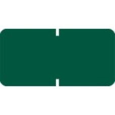 1281-01 | Dk Green Small Solid Labels Match Tab Products Size 1/2H x 1W Vinyl 1000/Box  