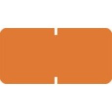 1281-10 | Orange Small Solid Labels Match Tab Products Size 1/2H x 1W Vinyl 1000/Box  