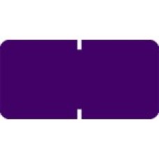 1281-11 | Purple Small Solid Labels Match Tab Products Size 1/2H x 1W Vinyl 1000/Box  