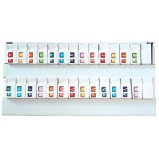 1307-50 | Tab Products 1307 Complete Set A-Z Top Tab, 3/4 x 1, Includes Organizer Tray