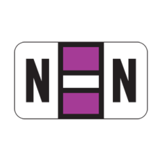 2015-N | Purple N Labels  Pos 2000 Ringbinder Size: 15/16H X 1-5/8W, 240/Pack