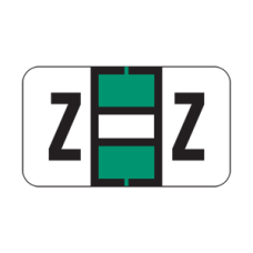 2027-Z | Dk. Green Z Labels  Pos 2000 Ringbinder Size: 15/16H X 1-5/8W, 240/Pack
