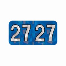 2027 Blue Holographic Year Labels Size 3/4H x 1-1/2W Laminated 500/Box 2027 Blue Holographic Year Labels Size 3/4H x 1-1/2W Laminated 500/Box