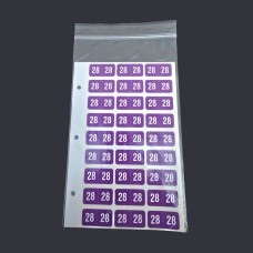 Reynolds Ring Book Year 2028 Labels, Purple- Pack of 270 Reynolds Ring Book Year 2028 Labels, Purple- Pack of 270