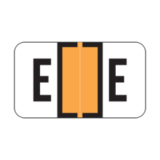 51405 | Orange E Labels Safeguard 51400 Series, Size 15/16H x 1-5/8W, 500/box