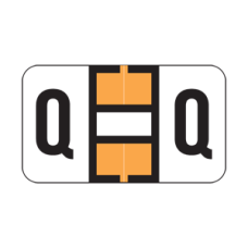 51418 | Orange Q Labels Safeguard 51400 Series, Size 15/16H x 1-5/8W, 500/box