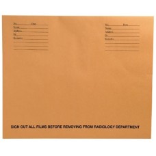 54921 | X-Ray Negative Preservers, Brown Kraft, Printed Black Top Loading, 250/bx
