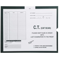 54938 | C.T. (Cat Scan), Kelly Green, Category Insert Jackets, Open End, 250/bx