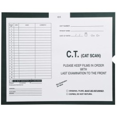 54938 | C.T. (Cat Scan), Kelly Green, Category Insert Jackets, Open End, 250/bx