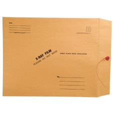 54984 | X-Ray Mailing Envelopes, Kraft Brown, Side Loading, 15 x 18, 50/bx