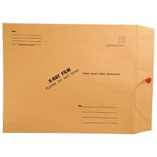 60142 | X-Ray Mailing Envelopes, Brown Kraft, Side Loading, 15 x 18, 100/bx