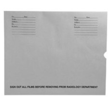 74075 | X-Ray Negative Preservers, Gray Kraft, Black Print, Side Loading, 500/bx