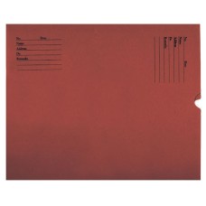 81840 | X-Ray Negative Preservers, 32# Red Kraft, Black Print, Side Loading, 500/bx