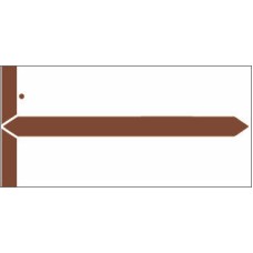 8852 Brown Name Labels, 1-1/2 x 3-1/8, 1,000/pack