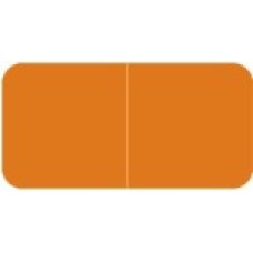 9523 | Orange Solid Labels Match Jeter 9500 Size 3/4H x 1-1/2W Laminated 500/Box 