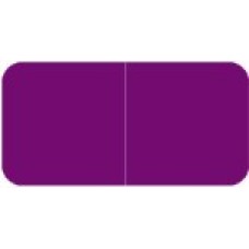 9524 | Purple Solid Labels Match Jeter 9500 Size 3/4H x 1-1/2W Laminated 500/Box 