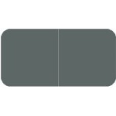 9532 | True Gray Solid Labels Match Jeter 9500 Size 3/4H x 1-1/2W Laminated 500/Box 