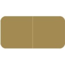 9535 | Tan Solid Labels Match Jeter 9500 Size 3/4H x 1-1/2W Laminated 500/Box 
