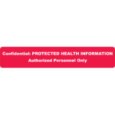 A1011 - CONFIDENTIAL PROTECTE - Red with Black Print