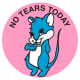 No Tears Today, Pediatric Reward Stickers, 1-15/16, 200/Roll