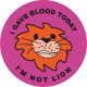I Gave Blood Today, Pediatric Reward Stickers, 1-15/16, 200/Roll