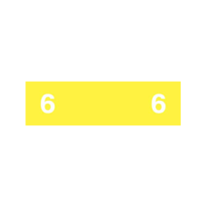 AMN12-6 | Yellow #6 Ames Color File 1/2H x 1-3/4W Unlaminated 1000/Box
