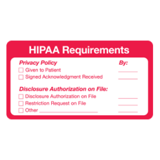 ARD3224 - HIPAA REQUIREMENTS - Red With White Font