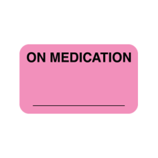 ARD4420 - ON MEDICATION - Fluorescent Pink/Black Print