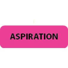 ASPIRATION - Flo Pink / Black, 1-1/2"x 1/2" 500/roll - 2 roll Minimum
