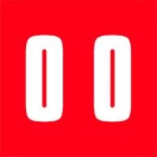 CL2100-0 | Red #0 CL2100 Series Size 1-7/8H x 1-7/8W Unlaminated 500/Box