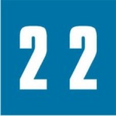 CL2110-2 | Blue #2 CL2100 Series Size 1-7/8H x 1-7/8W Unlaminated 500/Box