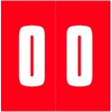 CL3100-0 | Red #0 CL3100 Series Size 1-7/8H x 1-7/8W Laminated 500/Box