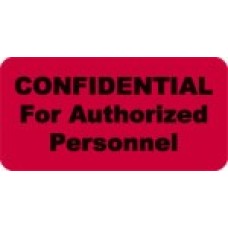 D1007 - CONFIDENTIAL FOR AUTH - Red with Black Print