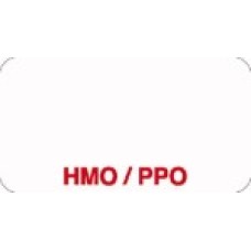 D1015 - HMO/PPO - White Label with Red Print 500/Box