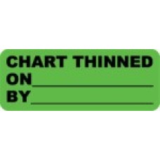 D1017 - CHART THINNED - Fluorescent Green/Black Print