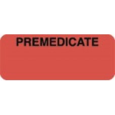 D1032 - PREMEDICATE - Fluorescent Red with Black Print
