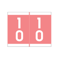 DAVM-10 | Pink #10 Barkley FDAVM Series Size 1-11/16H x 1-1/2W Laminated 500/Box 