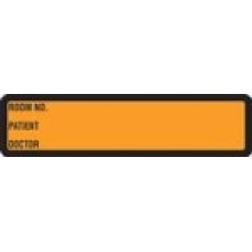 DR1371 | PREPRINTED ORANGE RING BINDER LABELS Size 1-3/8H X 5-3/8W 200/Roll