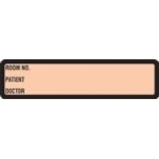 DR1621 | PREPRINTED PEACH RING BINDER LABELS Size 1-3/8H X 5-3/8W 200/Roll