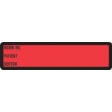 DR1851 | PREPRINTED RED RING BINDER LABELS Size 1-3/8H X 5-3/8W 200/Roll