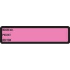 DR2181 | PREPRINTED ROSE RING BINDER LABELS Size 1-3/8H X 5-3/8W 200/Roll