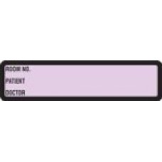 DR2561 | PREPRINTED LAVENDER RING BINDER LABELS Size 1-3/8H X 5-3/8W 200/Roll