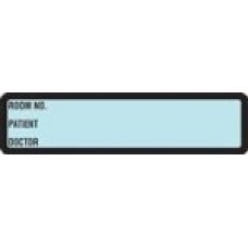 DR3171 | PREPRINTED AQUA RING BINDER LABELS Size 1-3/8H X 5-3/8W 200/Roll