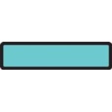 DR3252 | BLANK TURQUOISE RING BINDER LABELS Size 1-3/8H X 5-3/8W 200/Roll